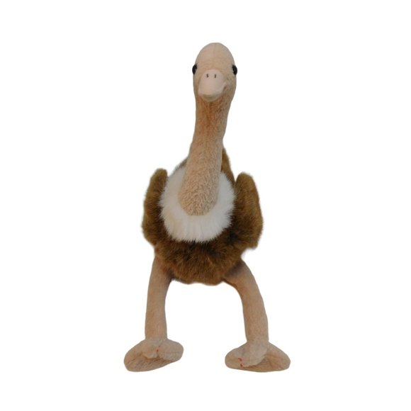 Ty Other - Ty The Beanie Buddies Collection Stretch the Ostrich Plush 16" Stuffed Animal